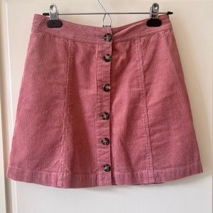 Corduroy Mini Skirt
